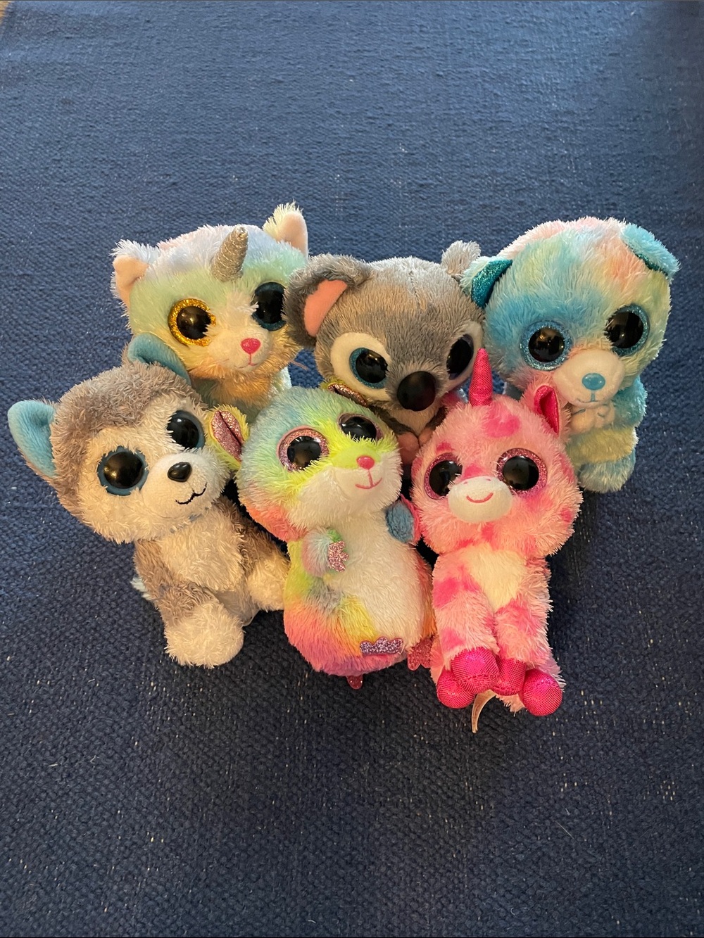 Ty Plush Small Pets - Multicolor Pastel Beanie Boos Collection
